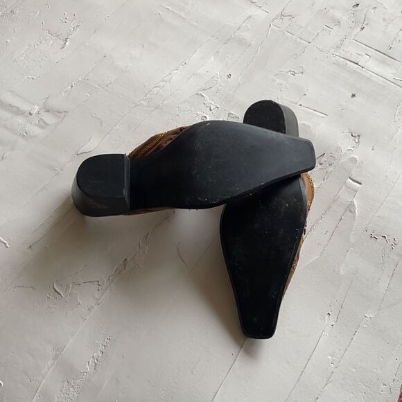 Women's Western Wedge Slip Ons Size 8 - Picture 4 of 5